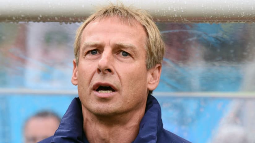 USMNT coach Jurgen Klinsmann during the Germany match