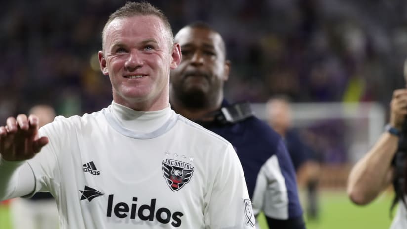 Wayne Rooney smiles - D.C. United