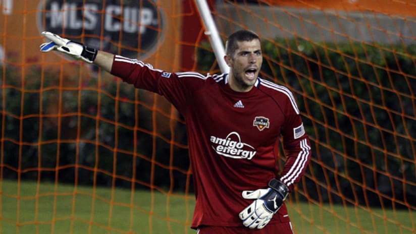 Dynamo backup 'keeper Tally Hall will be called upon to face Thierry Henry in his MLS debut