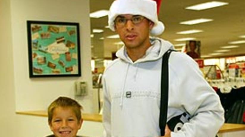 Guillermo Gonzalez and the Los Angeles Galaxy are celebrating the holidays.