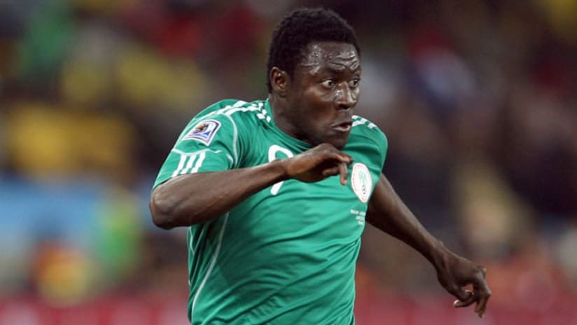 Nigeria national team striker Obafemi Martins