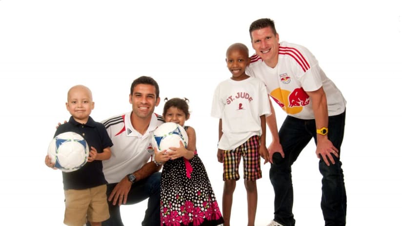 MLS W.O.R.K.S. Blog: New York Red Bulls Players Visit St. Jude Children's Research Hospital -