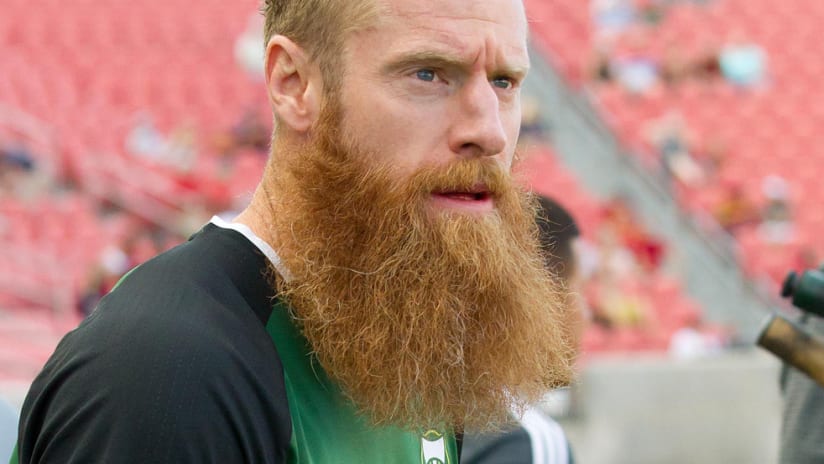 Nat Borchers - Portland Timbers - Looks into the distance