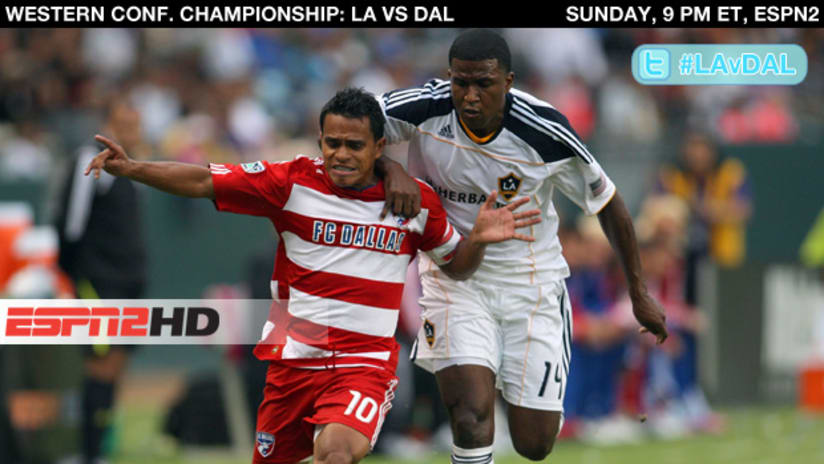 Edson Buddle and the Galaxy face a tough task in stopping David Ferreira and FC Dallas.