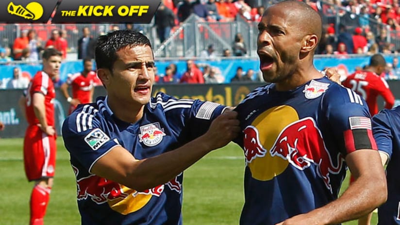 Thierry Henry, Tim Cahill, Kick Off