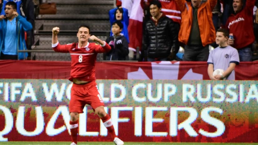 Will Johnson - Canada - celebration - World Cup qualifying