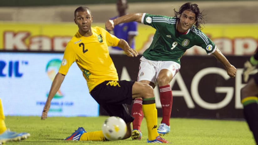 Jamaica's Daniel Gordon and Mexico's Aldo de Nigris