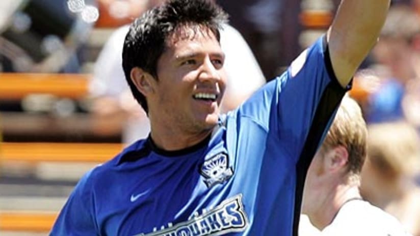 Brian Ching has been named the Quakes' MVP.