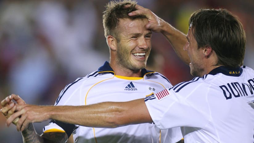 David Beckham's return to the Galaxy will provide a lift, his teammates say.