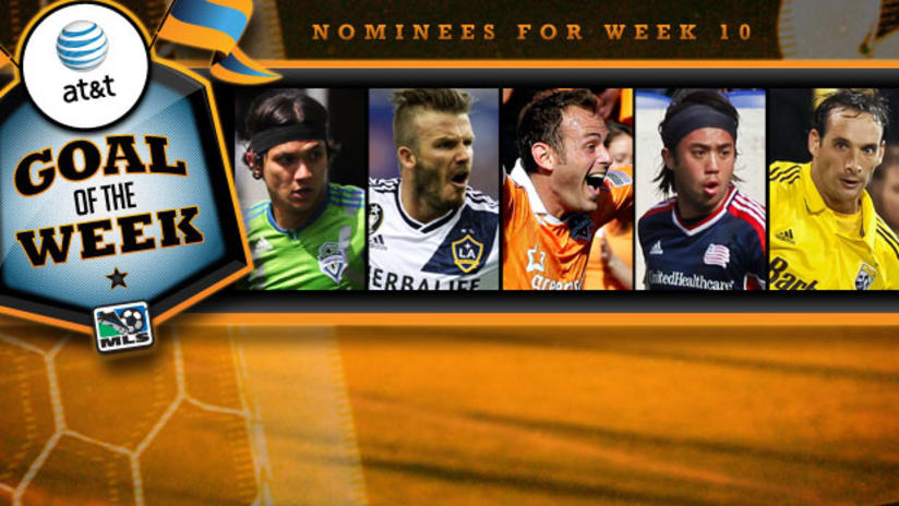 2012 AT&T Goal of the Week: Week 10 nominees