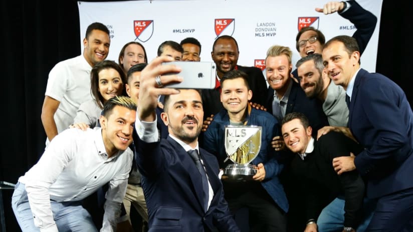 David Villa - NYCFC - celebratory MVP selfie