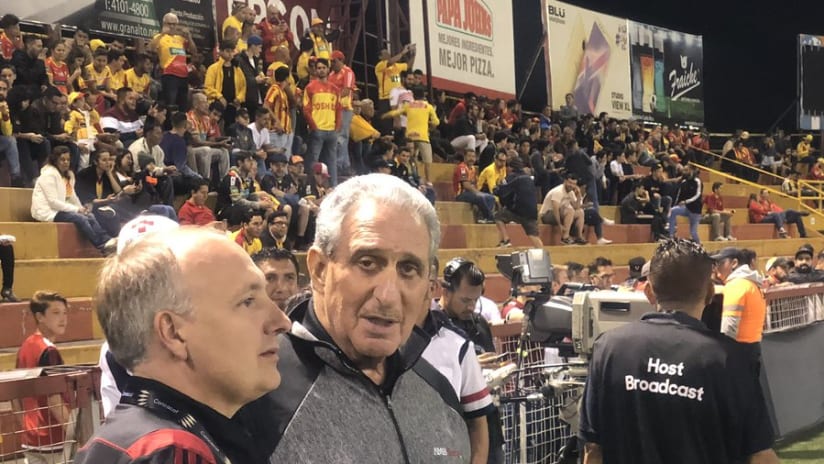 Arthur Blank - Atlanta United - in Costa Rica for Herediano CCL game