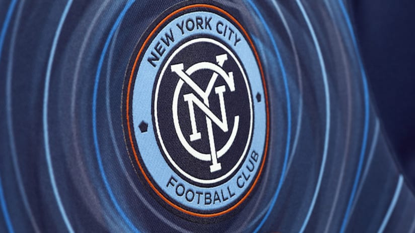 NYCFC 2016 secondary jersey team crest detail