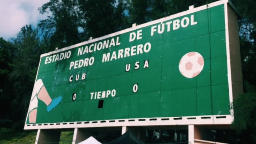 Estadio Pedro Marrero - scoreboard - Havana