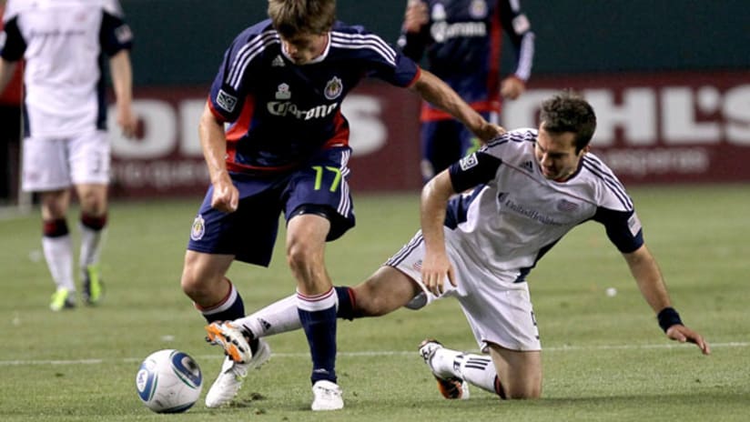 A.J. Soares and New England had few answers for Justin Braun and Chivas USA.