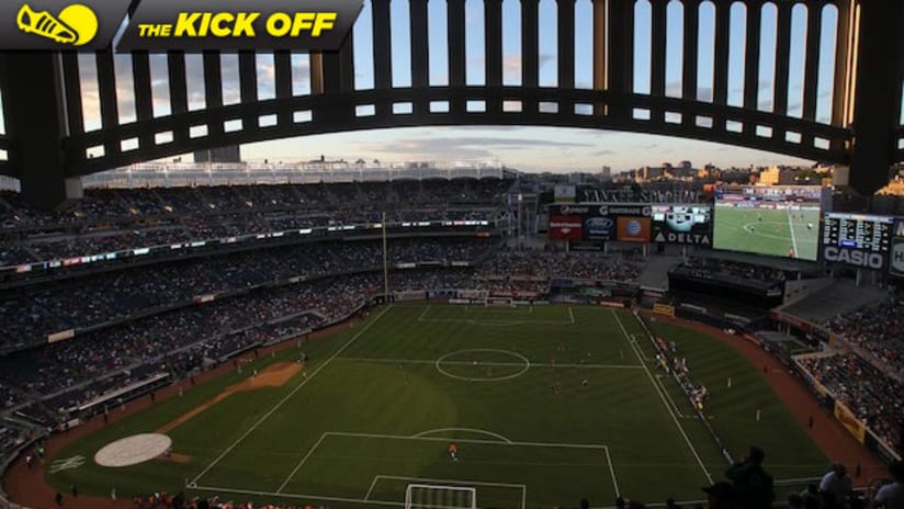 Kick Off, Yankee stadium