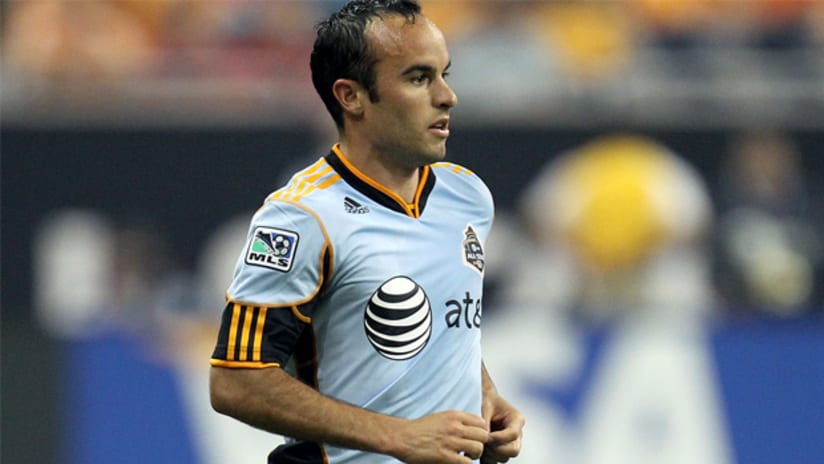Donovan joined the All-Stars vs. Man. United hours after his team, LA, lost 4-1 to Puerto Rico in CCL play.
