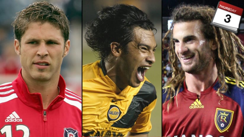 Logan Pause, Carlos Ruiz and Kyle Beckerman are featured in this week's Three For Thursday.