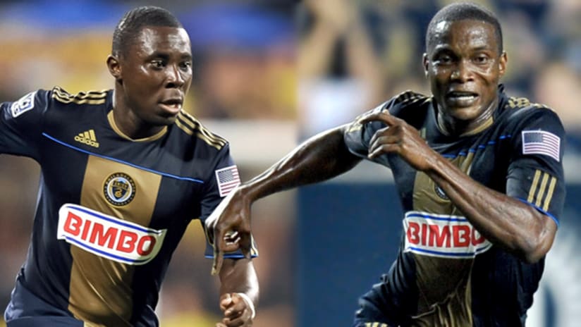 Union's Freddy Adu and Danny Mwanga showed a glimpse of their potential.