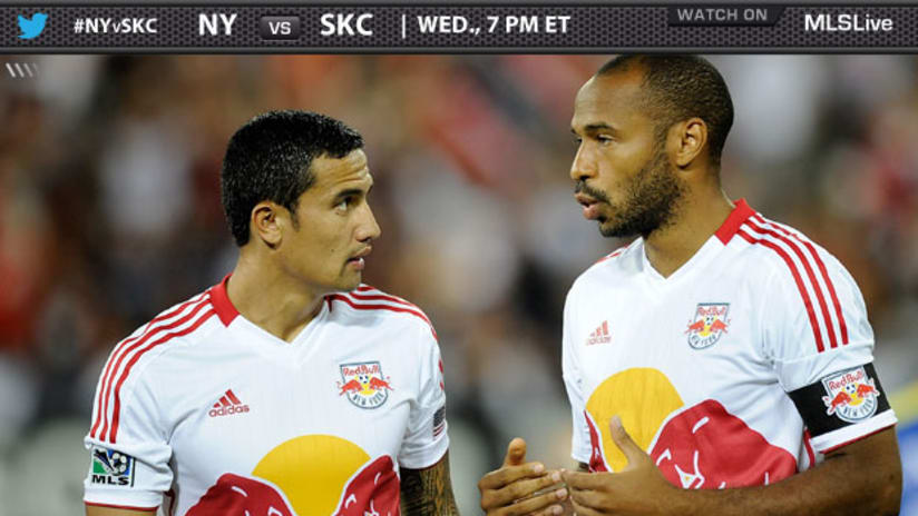 Tim Cahill and Thierry Henry - Banner