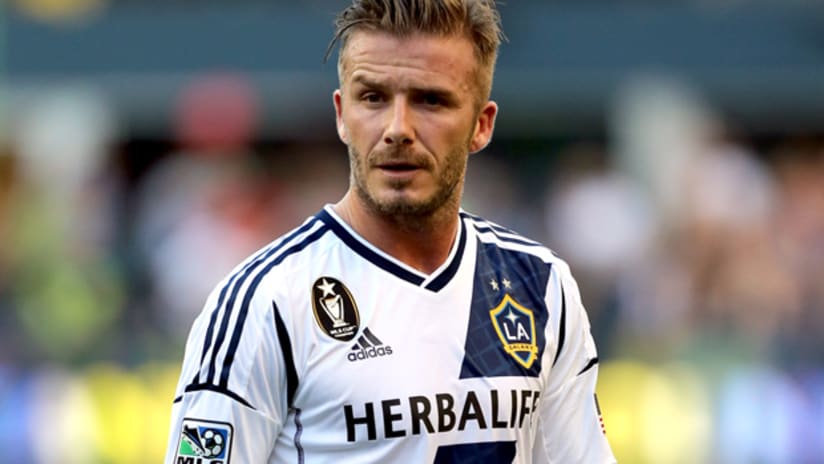 LA Galaxy midfielder David Beckham