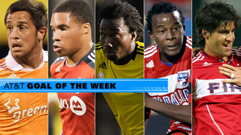 The Goal of the Week nominees for Week 31.