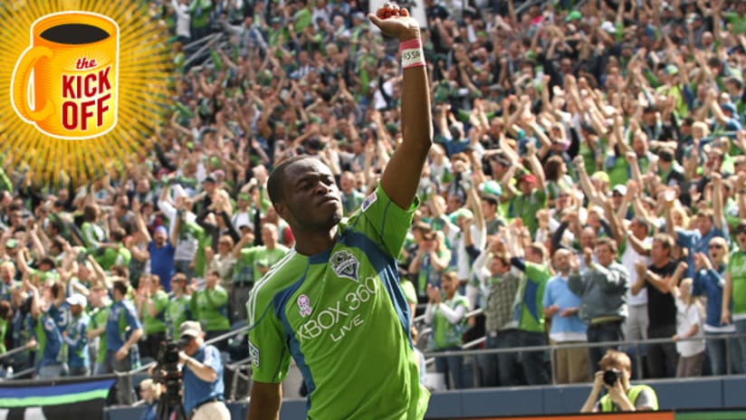 Seattle winger Steve Zakuani says that he wanted to face the Los Angeles Galaxy all along