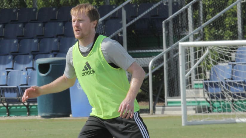 Dax McCarty - solo - training with the Chicago Fire