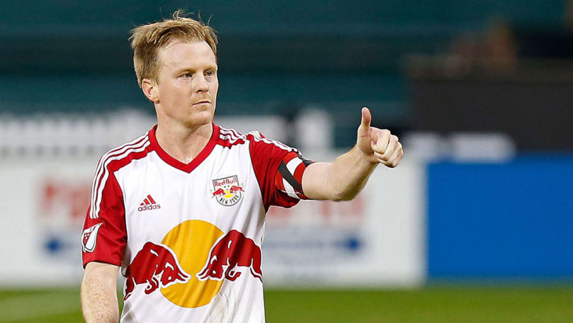 Dax McCarty - New York Red Bulls - Solo shot, thumbs up