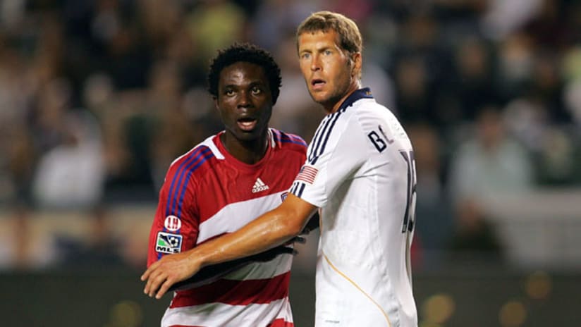 FC Dallas defender Ugo Ihemelu (left) is hoping to recover from a hamstring injury.