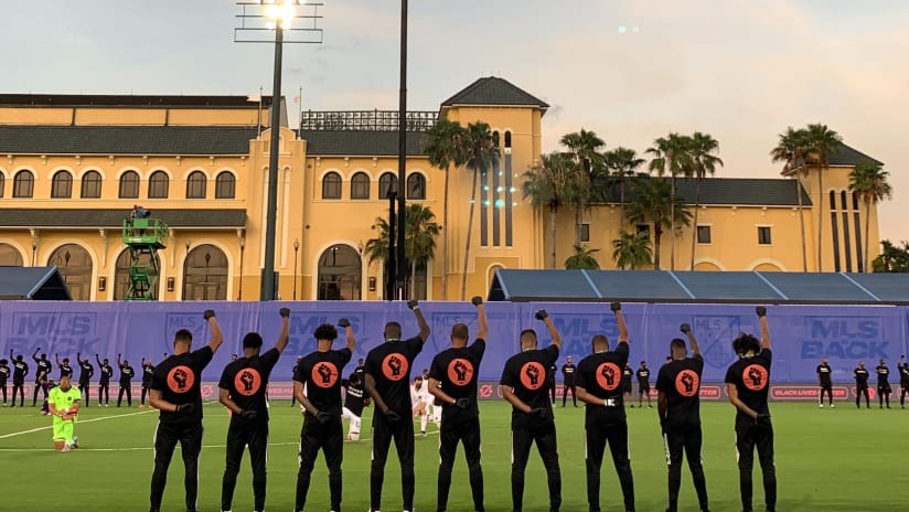 Black Players for Change protest - July 8, 2020