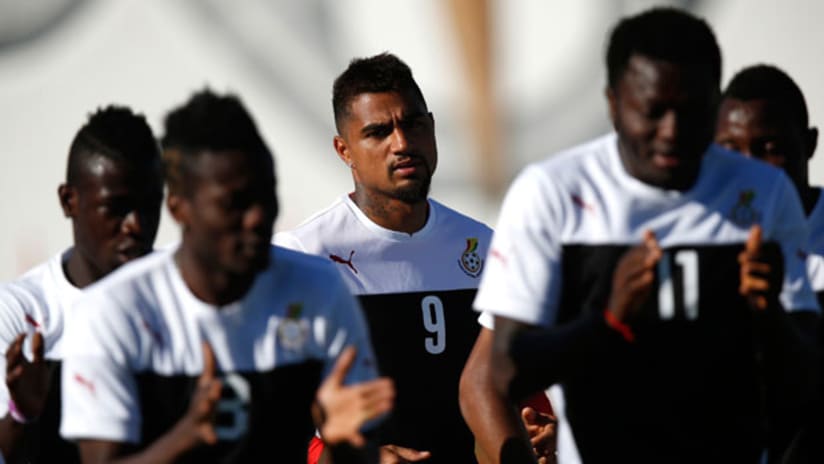 World Cup: Kevin-Prince Boateng at Ghana training