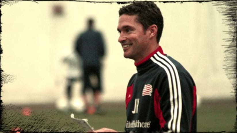 Jay Heaps at the first day of Revs training