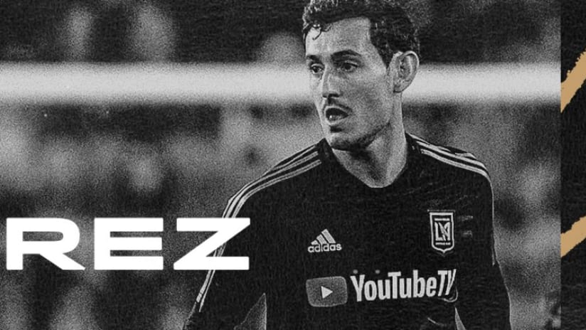 Javier Perez - LAFC - stylized image at time of signing
