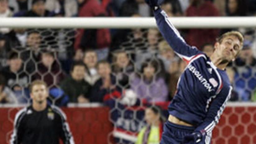 Taylor Twellman will try to help lead the Revolution past the Fire on Thursday.