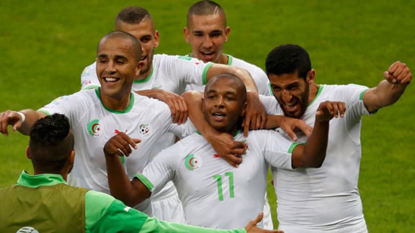 Algeria celebrate (June 22, 2014)