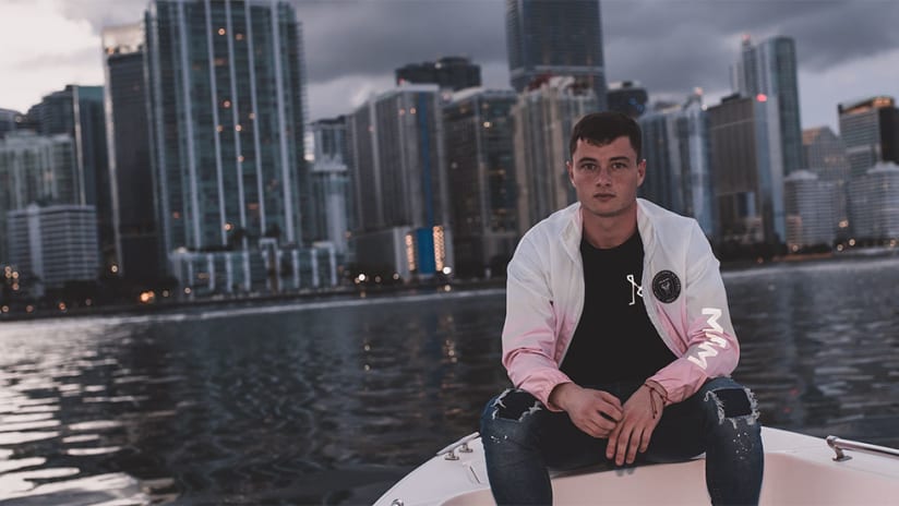 Matias Pellegrini - Inter Miami - On a boat