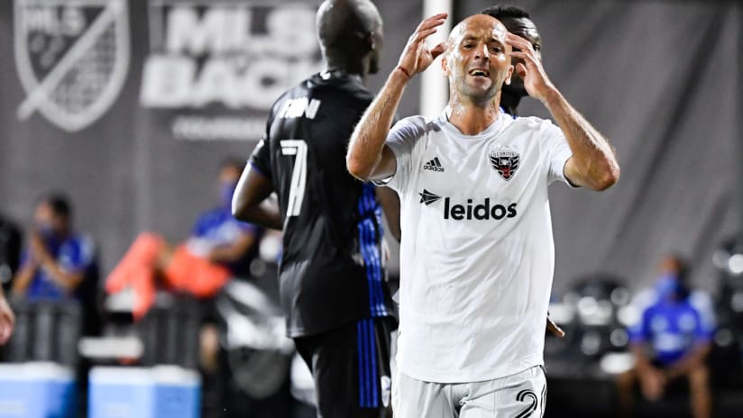 Federico Higuain frustrated - DC United v Montreal