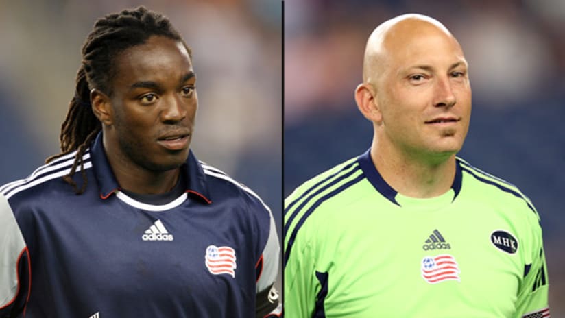 Shalrie Joseph (left) and Matt Reis are inching closer to a new contract with the New England Revolution