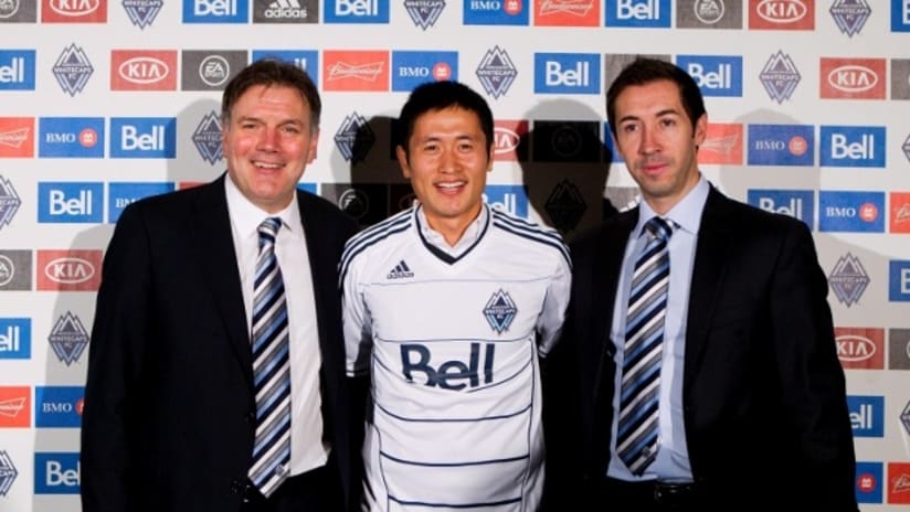 Vancouver Whitecaps introduced Lee Young-Pyo