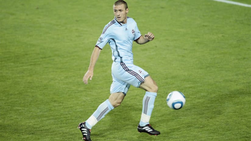Rapids defender Julien Baudet enjoyed a solid game on Wednesday against the Los Angeles Galaxy.