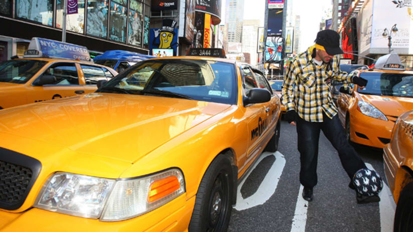 Yellow cab!
