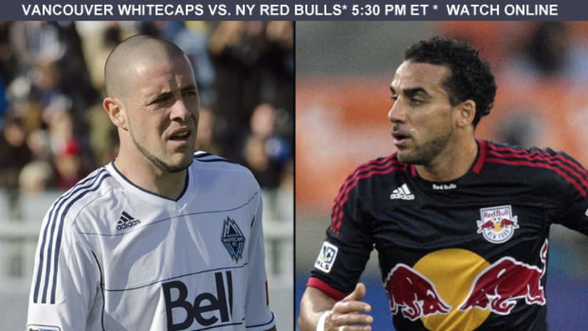 The Vancouver Whitecaps take on the New York Red Bulls.
