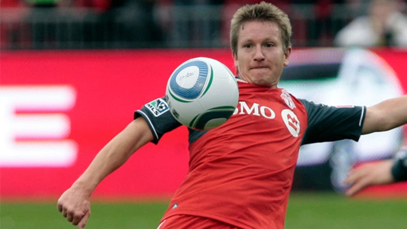 Terry Dunfield with Toronto FC
