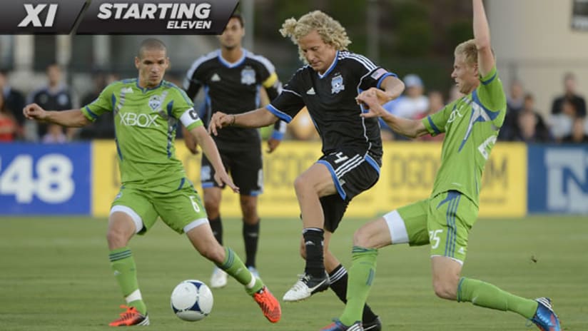 Starting XI: Playoff race in full swing during busy Week 29