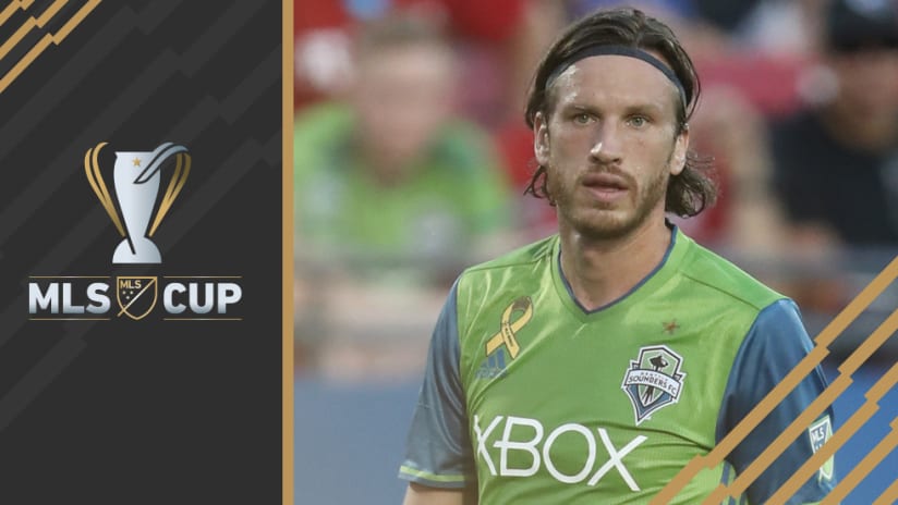 MLS Cup overlay: Gustav Svensson - Seattle Sounders - close-up