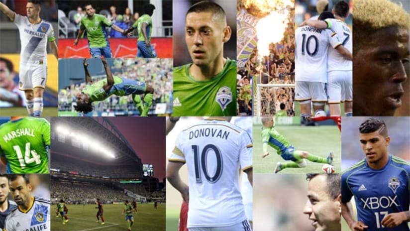 14 reasons Seattle Sounders-LA Galaxy montage