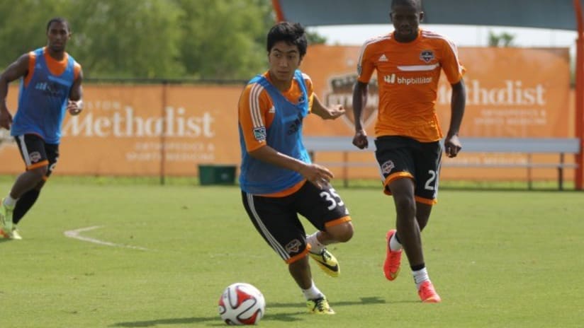 Houston Dynamo Homegrown midfielder Memo Rodriguez
