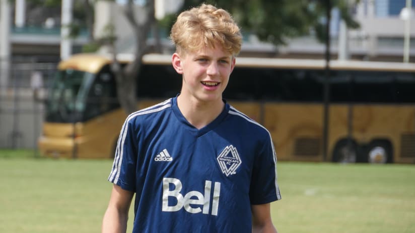 Simon Colyn - Vancouver Whitecaps - 16-year-old Residency product signed to Homegrown deal