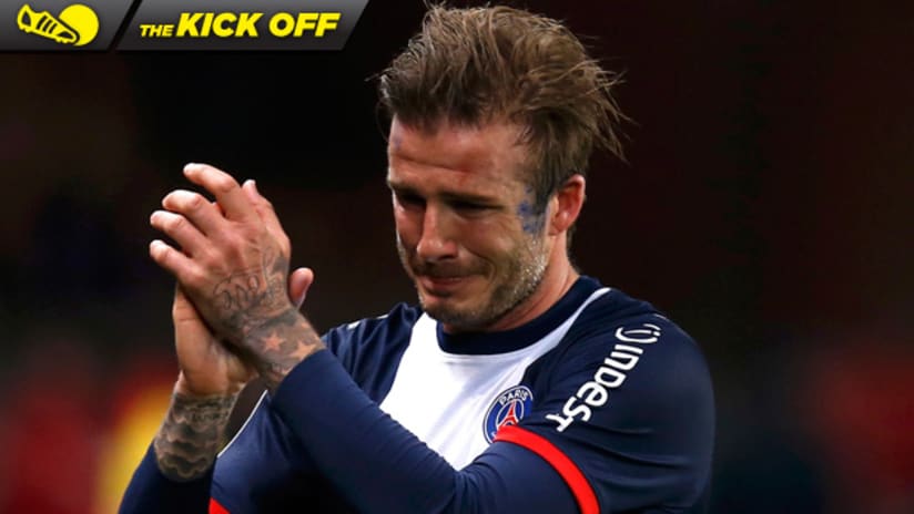 Kick Off - David Beckham crying